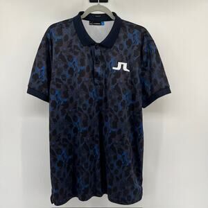 J Lindeberg Big Bridge Regular Fit TX Jersey Polo Shirt Mens XL GolfPerformance